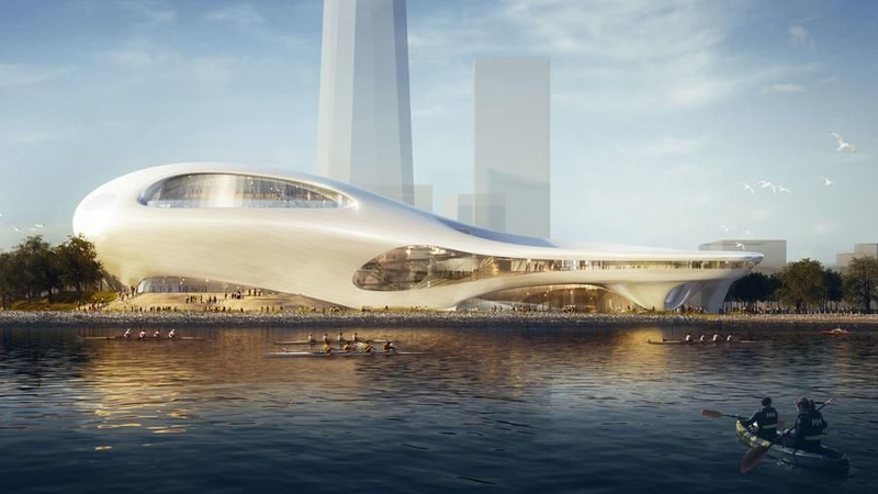 The proposed design for the San Francisco version of the museum. (Image: MAD Architects)